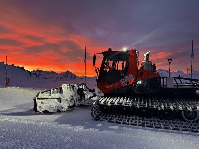 A sunset at Whistler Blackcomb.